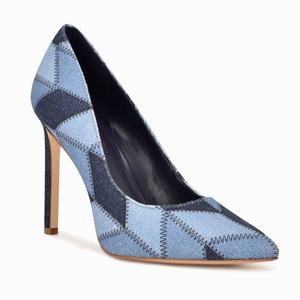 Nine West Tatiana Pointy Toe Pumps - Blue - Ireland (LG6849170)